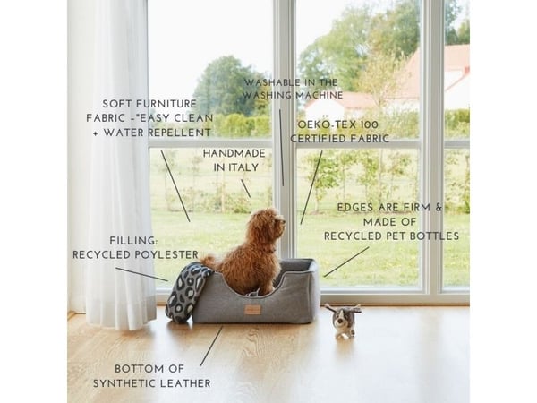 Shiro & Malou Hundkorg Mansion Ii Beige S 60cm