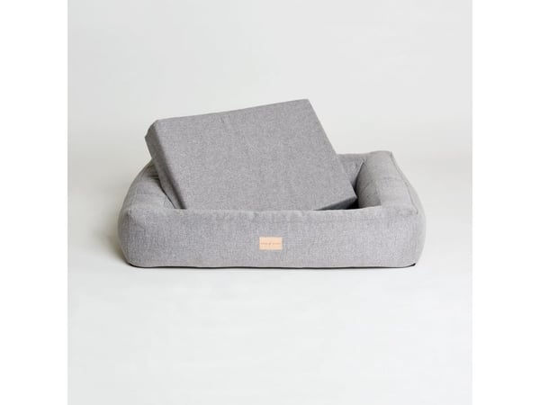 Shiro &amp; Malou Box Bed koiran sänky Harmaa 80cm