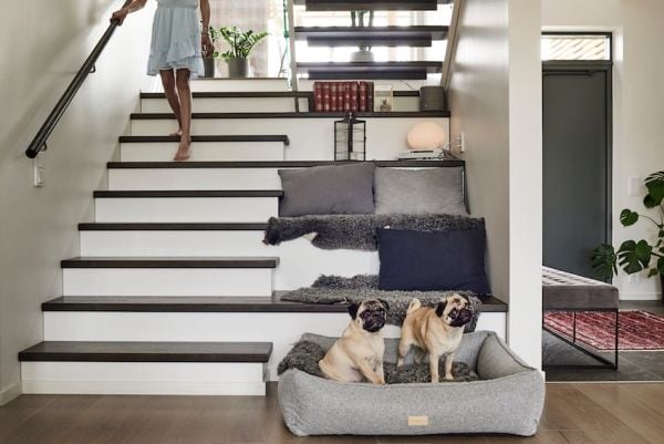Shiro &amp; Malou Cozy Corner Hundeseng Grå L 120cm