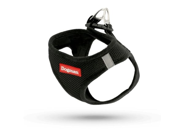 Dogman Air Mesh Step-in Väst Sadel Svart Xl