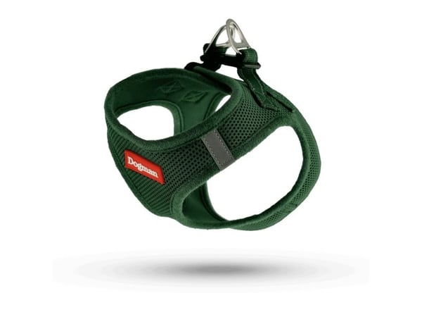 Dogman Air Mesh Step-in Väst Sele Olivgrön Xs