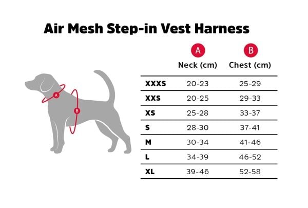Dogman Air Mesh Step-in Väst Satula Beige M