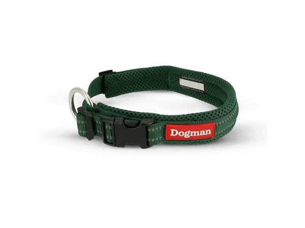 Dogman Air Mesh Vadderat Halsband Olivgrön Xxxl