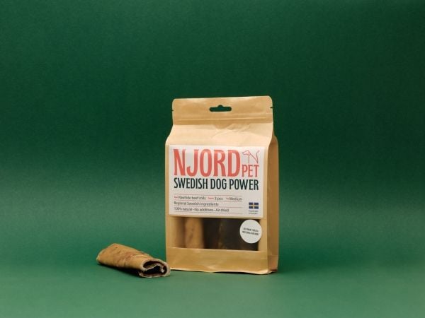 Njord Pet Nötrulle 3p Medium 15cm