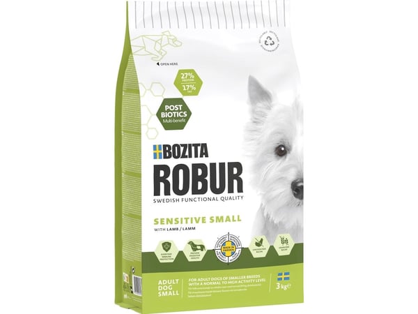 Bozita Robur Adult small breed sensitive Hundfoder 3kg