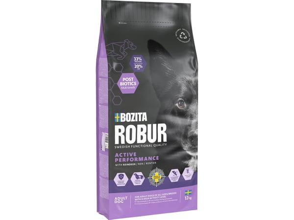 Bozita Robur Adult Active Performance Reindeer Foder 12kg