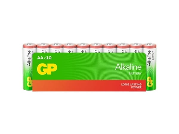 Batteri, GP Red, Alkaline, AA