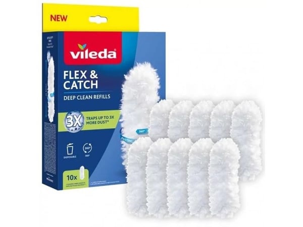 Vileda Flex&amp;Catch pölyluutien täydennykset 10 kpl.