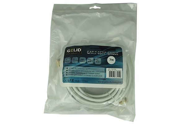 Gelid Solutions CA-CAT702W-01, 2 m, Cat7, S/FTP (S-STP), RJ-45, RJ-45