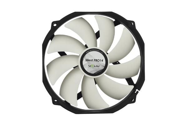 Gelid Solutions Silent Pro 14, Fan, 14 cm, 450 RPM, 1500 RPM, 27,8 dB, 137,02 cfm