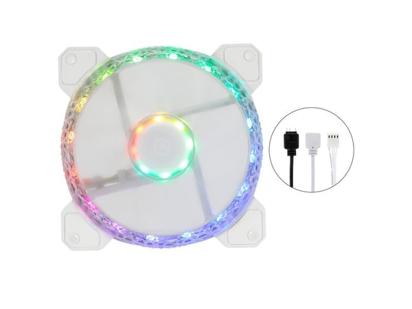 Gelid Solutions Stella Daisy Chain, Fan, 12 cm, 70 cfm, Vit