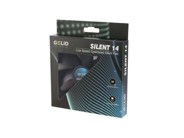 Gelid Solutions FN-PX14-11, Tuuletin, 14 cm, 1000 RPM, 21 dB, 67,4 cfm, Musta