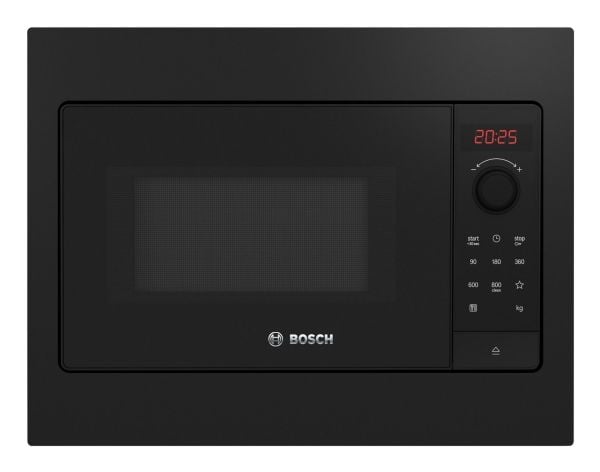 Bosch Serie | 2 BFL523MB4 - Mikrobølgeovn - innebygd - 20 liter - 800 W - svart