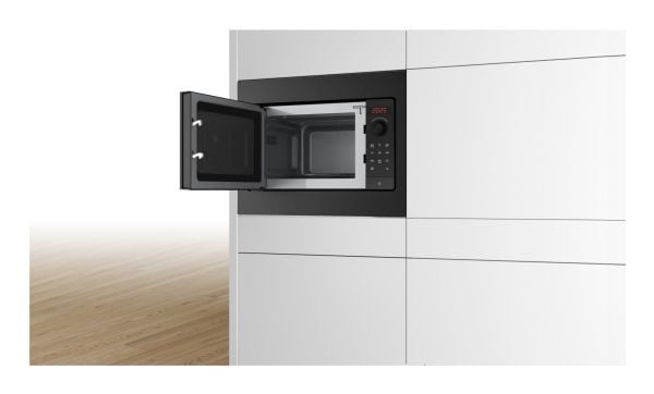 Bosch Serie | 2 BFL523MB4 - Mikrobølgeovn - innebygd - 20 liter - 800 W - svart