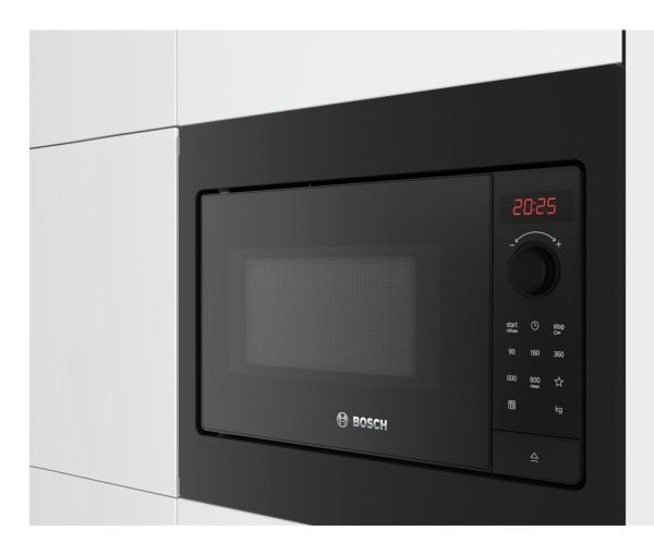 Bosch Serie | 2 BFL523MB4 - Mikrobølgeovn - innebygd - 20 liter - 800 W - svart
