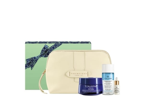 COLLISTAR SET (REVITALISING DAILY CREAM 50 ML + MINI BIPHASIC 35 ML + 5 ML DROPS+cosmetic bag)
