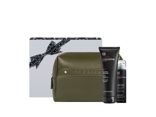 COLLISTAR SET (COLLISTAR UOMO SHOWER GEL 250ML + MINI FOAM 75ML + POUCH)