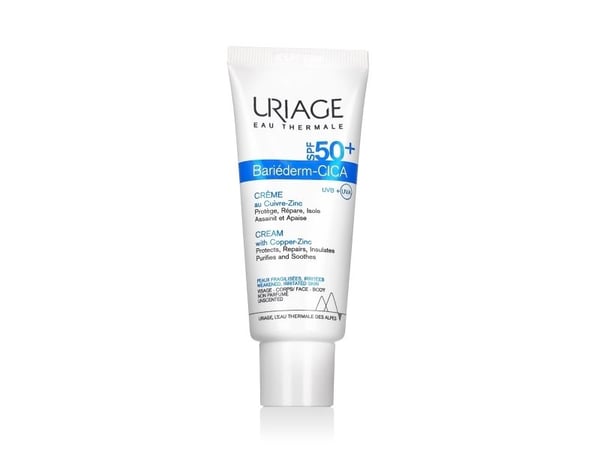 Uriage Bariederm Cica Creme SPF50 Creme VerzwakteGeirriteerde Huid 40ml