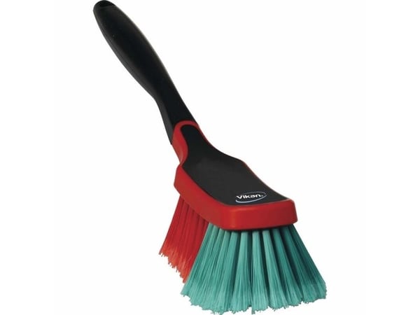 Multibørste/kantbørste 290 mm myk/slisset svart