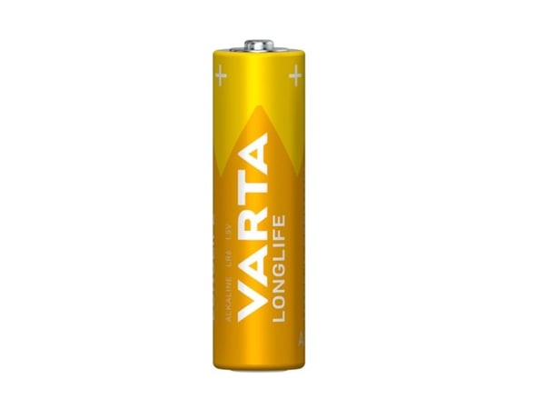 Varta Longlife AA Folie 40, Engangsbatteri, AA, Alkalinsk, 1,5 V, 40 stykker, Blå, Gull