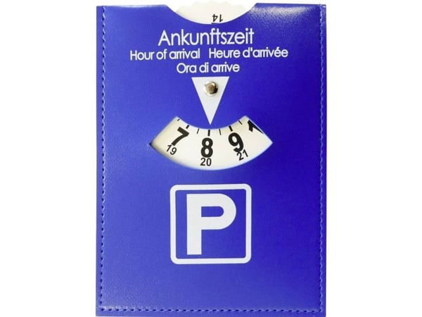 HP parkeringsskive 15 cm x 11 cm kunstlær