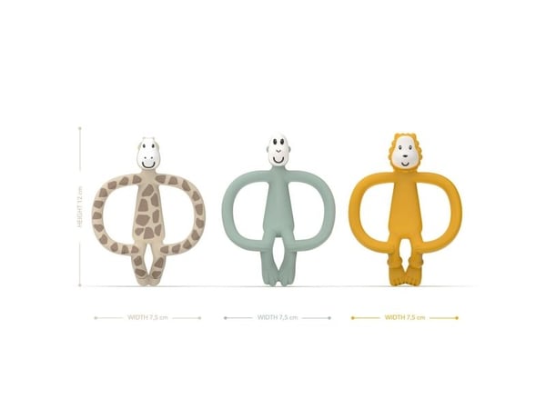 Matchstick Monkey Animal Teether Gift Set