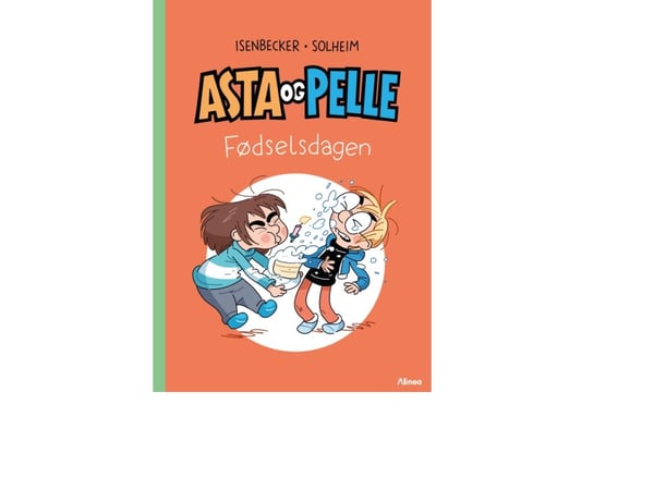 Asta og Pelle, Bursdagen, Grønn lesegruppe | Jan Solheim; Maria Isenbecker | Språk: Dansk