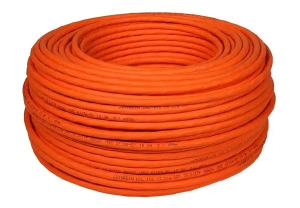 Kathrein nettverksråkabel Cat.7 råkabel, 100 meter, dobbeltskjermet, 7,2 mm utvendig diameter, kobberkjerne (215500013)