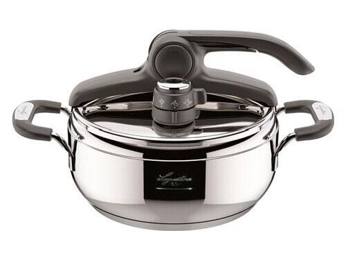 Lagostina 8900524576, 3,5 l, Keramisk, Gass, Halogen, Induksjon, Forseglet Plate, Rustfritt stål, 22 cm, Svart, 2 person(er) Lagostina 8900524576, 3,5 l, Keramisk, Gass, Halogen, Induksjon, Forseglet Plate, Rustfritt stål, 22 cm, Svart, 2 person(er)