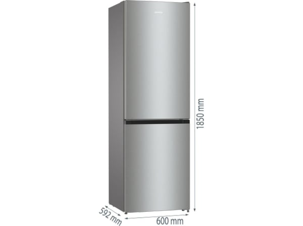 Gorenje NFB612CSXL4, 300 l, SN-T, 11 kg/24h, C, Färska zon fack, Rostfritt stål