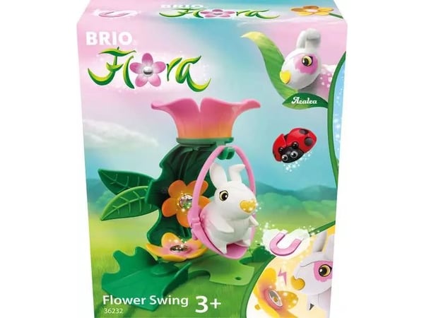 BRIO Azalea Flower Swing, 3 År, Flora, Grön, Orange, Rosa, Röd, Vit