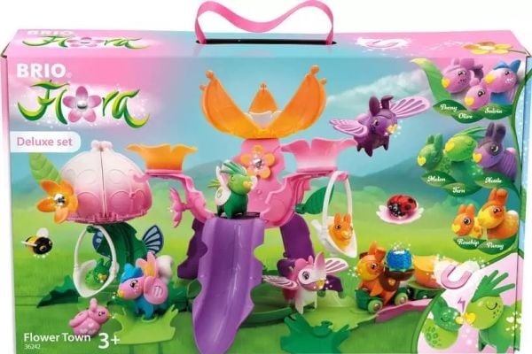 BRIO Flower Town, 3 år, Flora, Grønn, Oransje, Rosa, Hvit, Gult