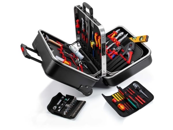 Knipex 00 21 41, Sort, Metallisk, Rød, Gult, 63 verktøy