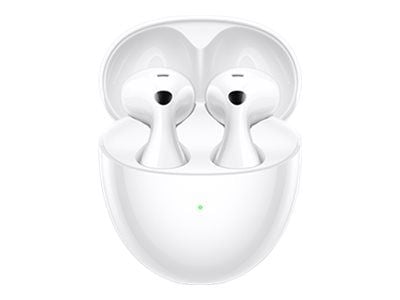 Huawei FreeBuds 6 - True wireless-hodetelefoner med mikrofon - i øret - Bluetooth - aktiv støydemping - hvit
