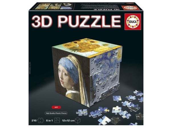 Educa 3D-pussel kub konst