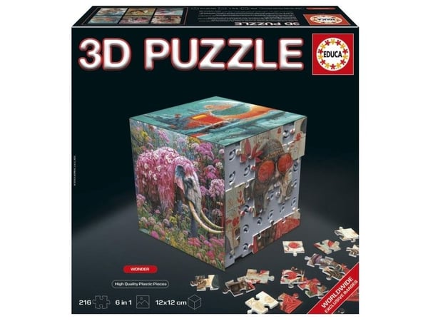 Educa 3D palapelikuutio Wonder