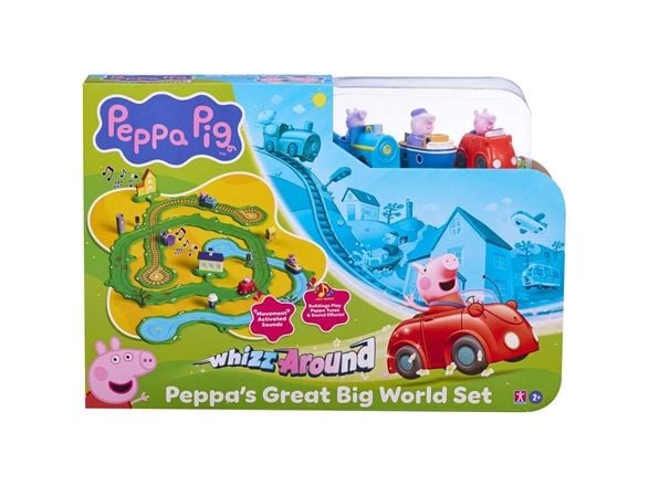 Peppa Pig Whizz Around leke-sett til Peppas verden Peppa Pig Whizz Around leke-sett til Peppas verden