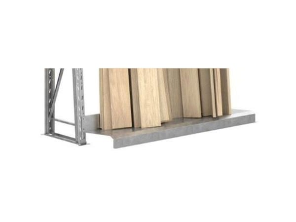 Hylla/underdel till listställ B 1850 x D 650 mm, förstärkt och galvaniserad
