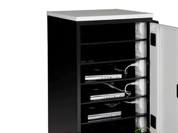 PC-vagn med 6 fack med lås 7021 7035