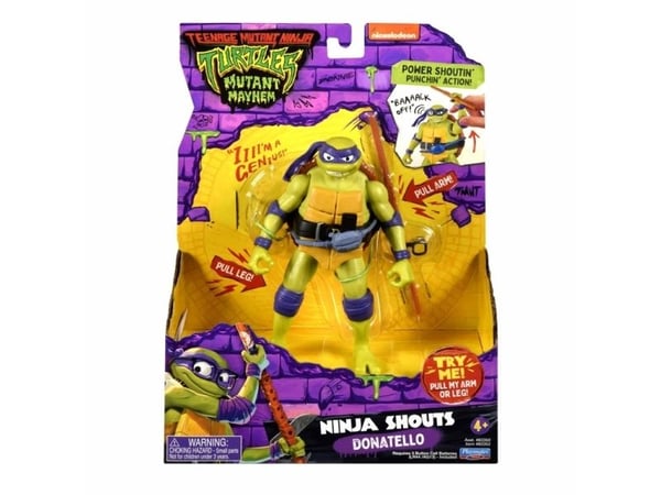 TMNT figūrėlė Ninja Shouts Donatello, 83352