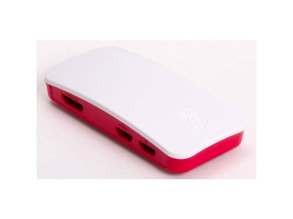 Offisielt etui til Raspberry Pi Zero/Zero2 - rød-hvit