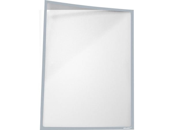 Ultradex - Dokumentholder - for A4 - magnetisk - grå, RAL 7001 (en pakke 5) - for P/N: 747208, 747308, 747408, 747508, 747608, 747708, 749008, 7491...