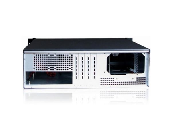 Techly I-CASE IPC-338, Teline, Palvelin, Musta, ATX, Metalli, 3U