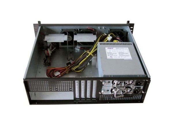 Techly I-CASE IPC-338, Teline, Palvelin, Musta, ATX, Metalli, 3U
