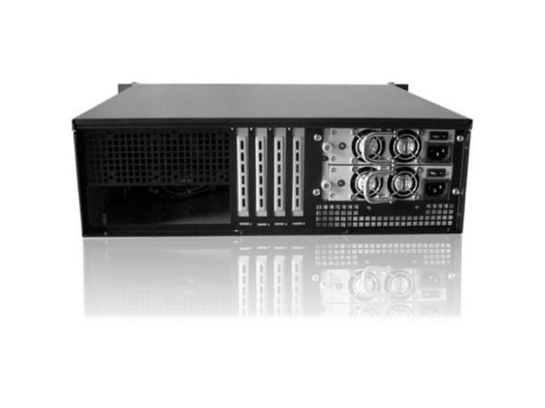 Techly I-CASE IPC-338, Teline, Palvelin, Musta, ATX, Metalli, 3U