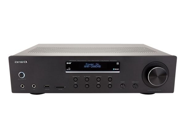 Aiwa AMR-200DAB/BK, 2,0 kanavaa, 100 W, 0,1 %, 80 dB, 200 W, 20 - 20000 Hz