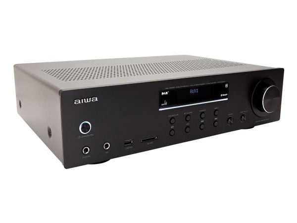 Aiwa AMR-200DAB/BK, 2,0 kanavaa, 100 W, 0,1 %, 80 dB, 200 W, 20 - 20000 Hz