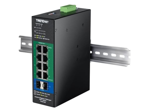 Trendnet TI-PG103I, Hallittu, Gigabit Ethernet (10/100/1000), Power over Ethernet -tuki, Telineasennus