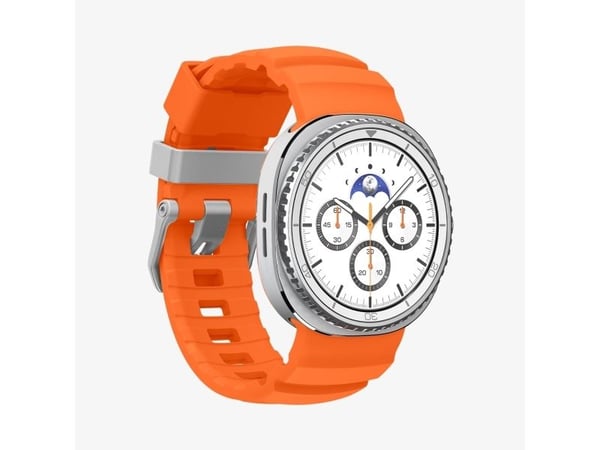 Spigen WBS2, Band, Smartklokke, Oransje, Samsung, Watch 8 (40mm), Watch 8 (44mm), Watch 8 Classic (46mm), Silikon