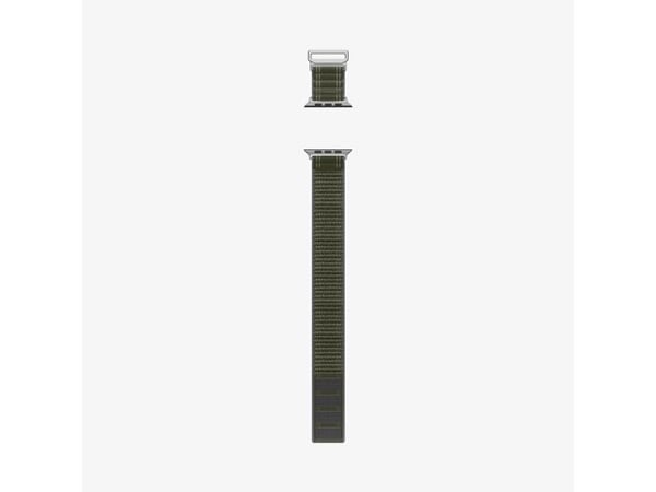 Spigen WBF0, Band, Smartklokke, Grønn, Apple, Apple Watch (44/45mm), Apple Watch 10/11 (46mm), Apple Watch Ultra (49mm), Nylon